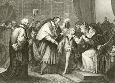 Edward, vévoda z Yorku se loučí se svou matkou od Giovanni Battista Cipriani