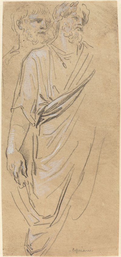 Studie klasické postavy od Giovanni Battista Cipriani