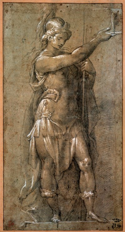 Minerva, počátek 17. století od Giovanni Battista Crespi