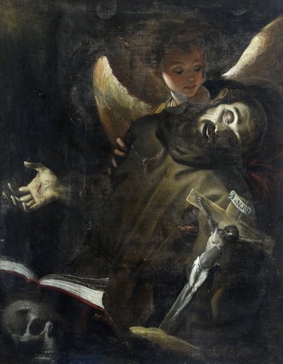 Sv. František v extázi, kolem roku 1598 od Giovanni Battista Crespi