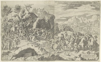 Kristus podléhá tíze kříže od Giovanni Battista Fontana
