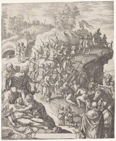 Nesení kříže od Giovanni Battista Fontana