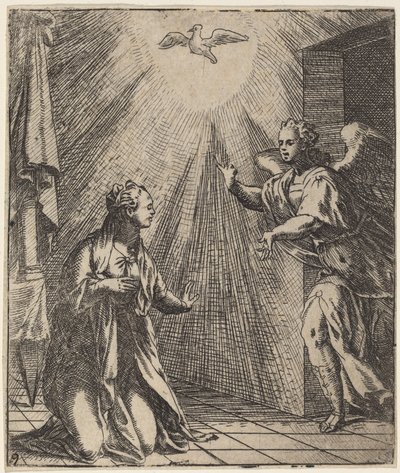 Zvěstování od Giovanni Battista Fontana