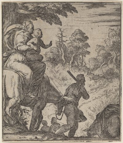 Útěk do Egypta od Giovanni Battista Fontana