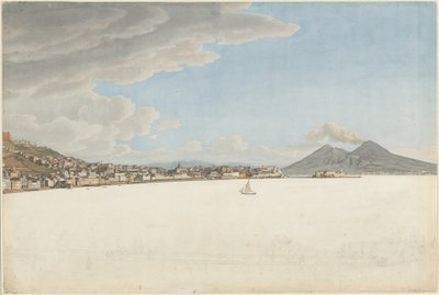 Neapolský záliv s Vesuvem a Sommou od Giovanni Battista Lusieri