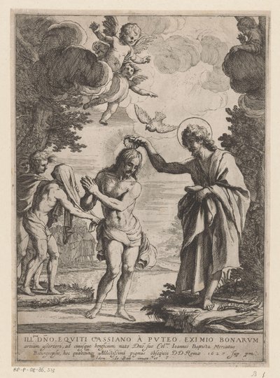 Křest Kristův od Giovanni Battista Mercati