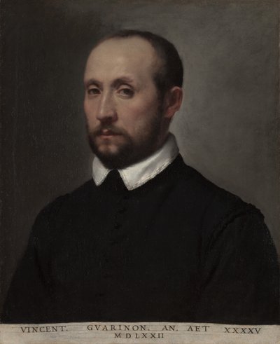 Portrét Vincenza Guarignoniho od Giovanni Battista Moroni