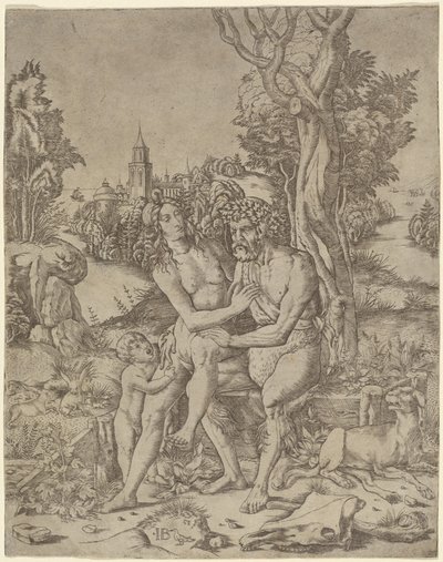 Rodina Faunů od Giovanni Battista Palumba