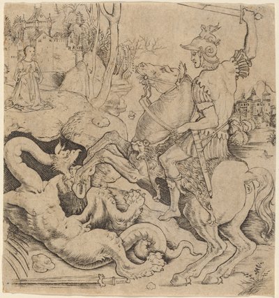 Svatý Jiří a drak od Giovanni Battista Palumba