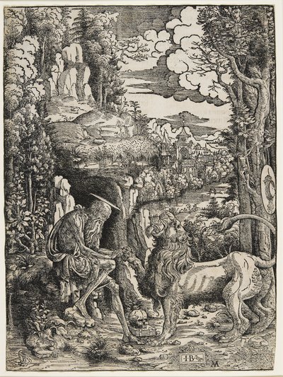 Svatý Jeroným a lev, kolem roku 1509 od Giovanni Battista Palumba