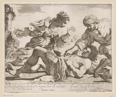 Erminia en Vafrino vinden Tancredi od Giovanni Battista Pasqualini