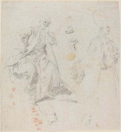 Chalífa Aladin a jeho rádci od Giovanni Battista Piazzetta