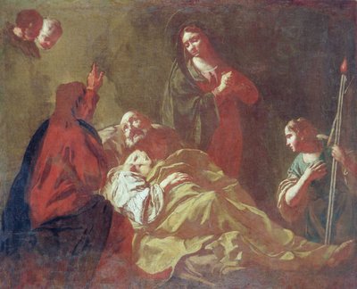 Smrt sv. Josefa kolem roku 1740 od Giovanni Battista Piazzetta