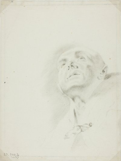 Hlava kněze od Giovanni Battista Piazzetta