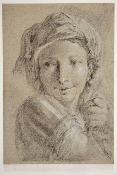 Hlava mladého vojáka od Giovanni Battista Piazzetta