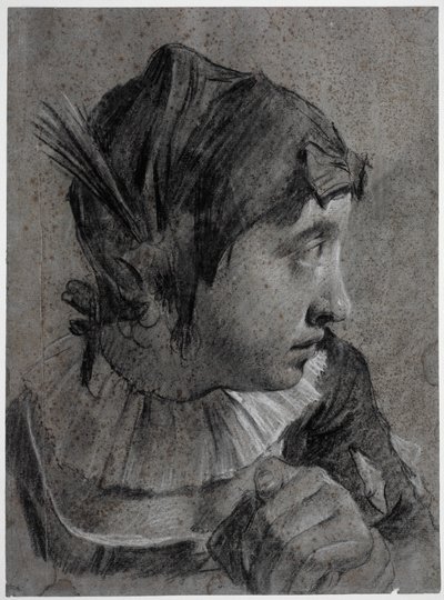 Hlava mladé dívky (Barbara Piazzetta?) od Giovanni Battista Piazzetta