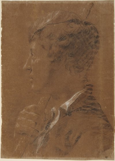 Profil: Mladík držící hůl od Giovanni Battista Piazzetta