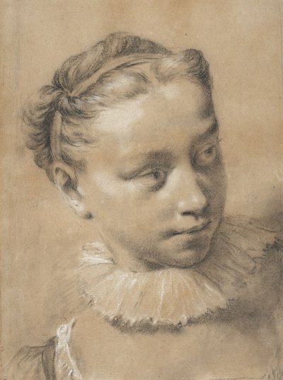 Mladá dívka v okruží od Giovanni Battista Piazzetta