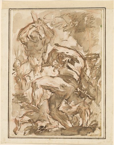 Bitva nahých mužů od Giovanni Battista Piranesi