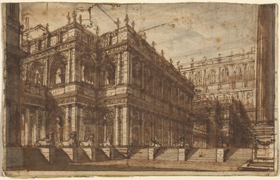 Starověké fórum s portály od Giovanni Battista Piranesi
