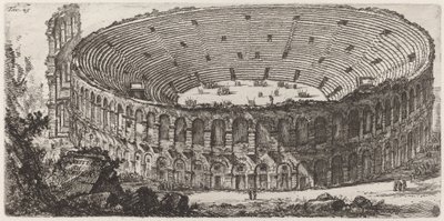 Veronský amfiteátr od Giovanni Battista Piranesi