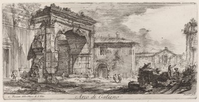 Trajanův oblouk v Anconě od Giovanni Battista Piranesi