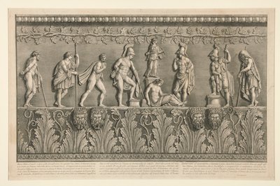 Nízký reliéf, který od Giovanni Battista Piranesi