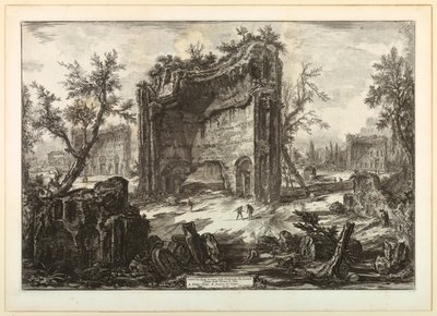 Trajanovy lázně od Giovanni Battista Piranesi