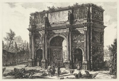 Konstantinsbogen in Rom von Giovanni-Battista Piranesi