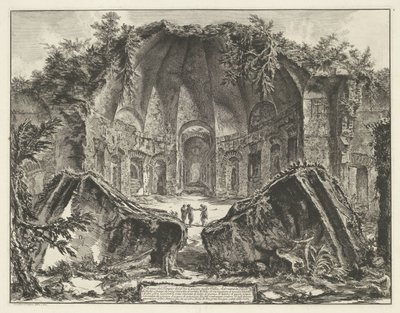 Canopus v de Villa Adriana t a Tivoli Pozůstatky chrámu Božího Canopus ve Villa Adriana v Tivoli (název na objektu) Gezichten op Rome (název série) Pohledy na Řím navržený a vyrytý architektem Giambattista Piranesi Ve (nez) iano (název série) od Giovanni Battista Piranesi