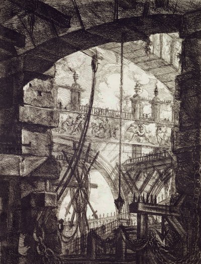 Carceri IV, 1760 (lept) od Giovanni Battista Piranesi