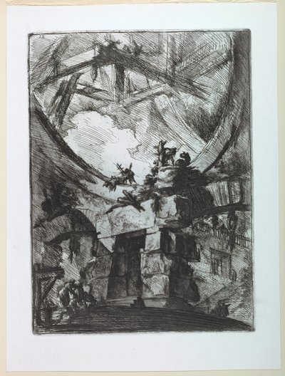 Řada Carceri, deska IX od Giovanni Battista Piranesi