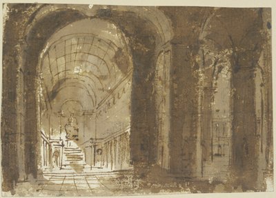 Interiér kostela od Giovanni Battista Piranesi