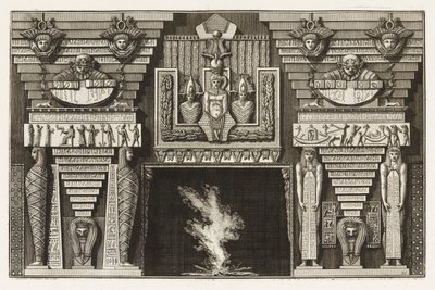 Etruský komín, od různých způsobů, jak ozdobit cesty od Giovanni Battista Piranesi