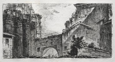 Augustovo fórum od Giovanni Battista Piranesi