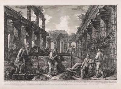 Frontispis, z různých pohledů na od Giovanni Battista Piranesi