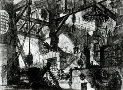 Imaginární vězení od Giovanni Battista Piranesi