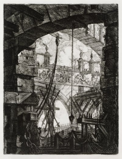 Velké náměstí od Giovanni Battista Piranesi