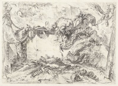 Tablet Monumenteel Dekorativní rozmary (bývalý název série) Grotesky (název série) od Giovanni Battista Piranesi