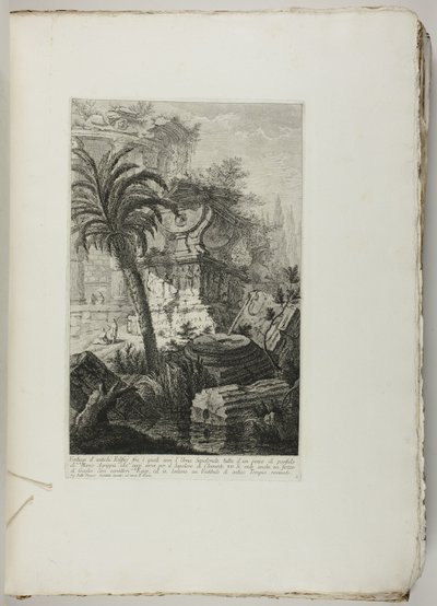 Různá architektonická díla; sbírka některých kreseb Barberiho da Cento známá jako Il Guercino od Giovanni Battista Piranesi