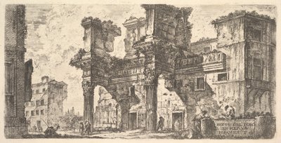 Deska 1: Část fóra Nerva Část fóra Nerva, ca. 1748. od Giovanni Battista Piranesi