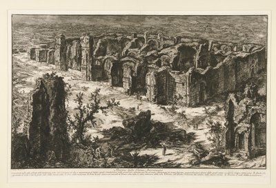 Ruiny Antonine Baths [Baths of Caracalla], z Views of Rome od Giovanni Battista Piranesi