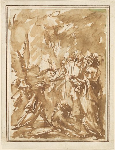 Scherzo se starožitnými figurami od Giovanni Battista Piranesi