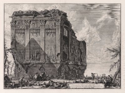 Starověký chrám běžně známý jako della Salute na Via d od Giovanni Battista Piranesi