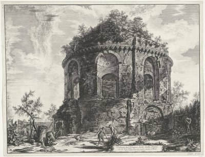 Tempio della Tosse bei Tivoli von Giovanni-Battista Piranesi