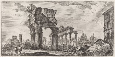 Chrám Jupiterova hromu od Giovanni Battista Piranesi