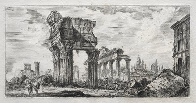 Chrám Jupiterova hromu. od Giovanni Battista Piranesi