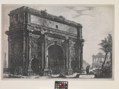 Oblouk Septima Severa (lept) od Giovanni Battista Piranesi