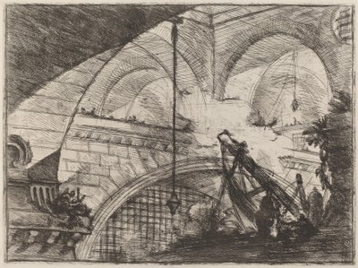 Oblouk s mušlí Ornament od Giovanni Battista Piranesi