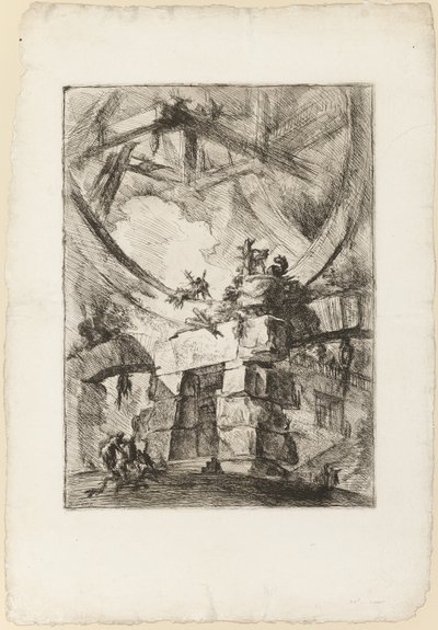 Carceri, deska 9 od Giovanni Battista Piranesi